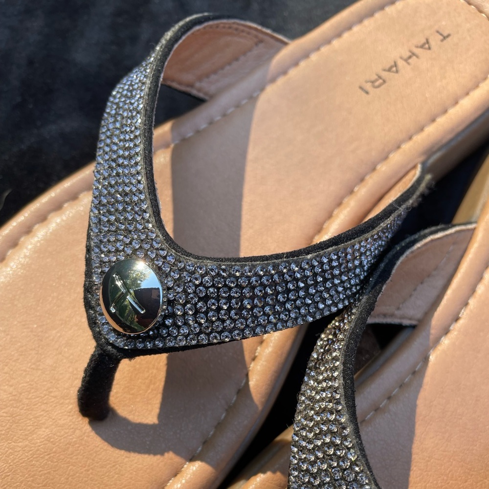 Tahari Rhinestone sandals - Picture 3 of 6